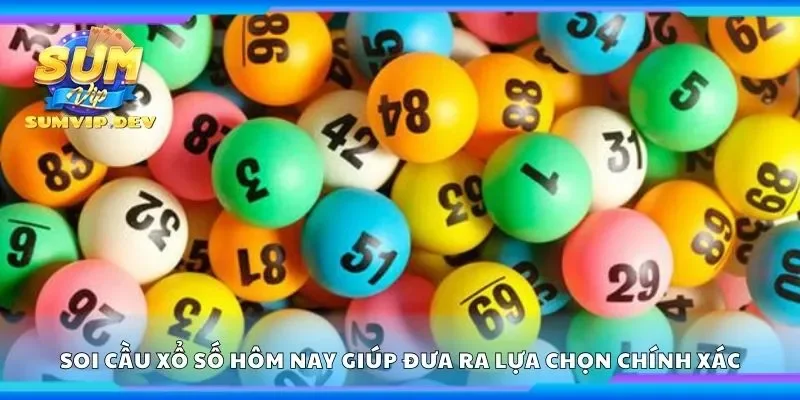 Soi cầu xổ số hôm nay giúp người chơi đưa ra lựa chọn chính xác