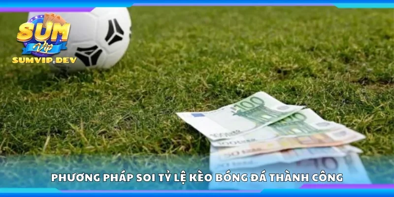 Phương pháp soi tỷ lệ kèo bóng đá thành công